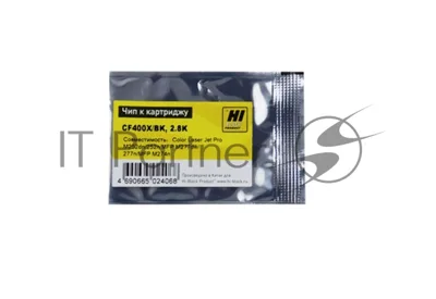 Чип Hi-Black к картриджу HP CLJ Pro M252dw (CF400X) OEM SIZE, Bk, 2.8K