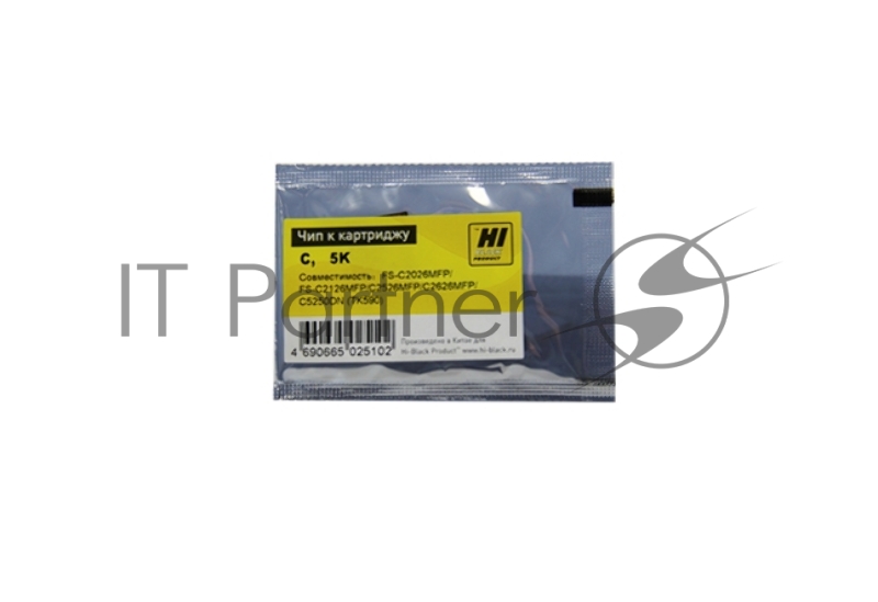 Чип Hi-Black к картриджу Kyocera Mita FS-C2026/C2126MFP/C5250DN, C, TK-590, 5К