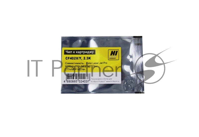 Чип Hi-Black к картриджу HP CLJ Pro M252dw (CF402X) OEM SIZE, Y, 2.3K