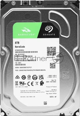 Жесткий диск HDD Seagate BarraCuda 8Tb 5400rpm SATA 256Mb 3.5"