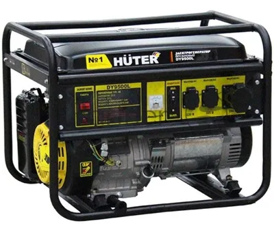 Электрогенератор бензиновый Huter DY9500L, 8 кВт, 91 дБ, 76 кг