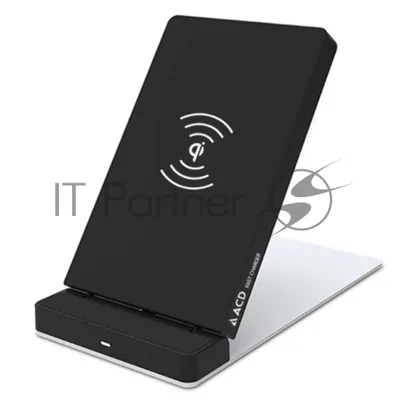 Беспроводное зарядное устройство ACD-W102Q-F1B 10Вт, беспроводная Qi, 2-катушки с QC, 5В/2А ~ 9В/1,8А RTL