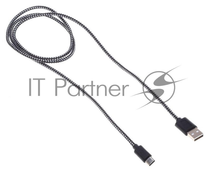 Кабель Buro Braided USB A(m)-USB Type-C (m) 1м (BHP RET TYPEC1)