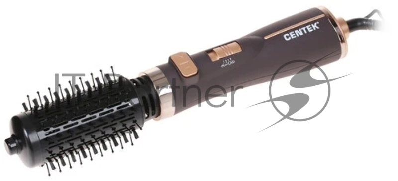 Фен-щётка Centek CT-2061 черный/золотистый, 1200 Вт, 50 мм