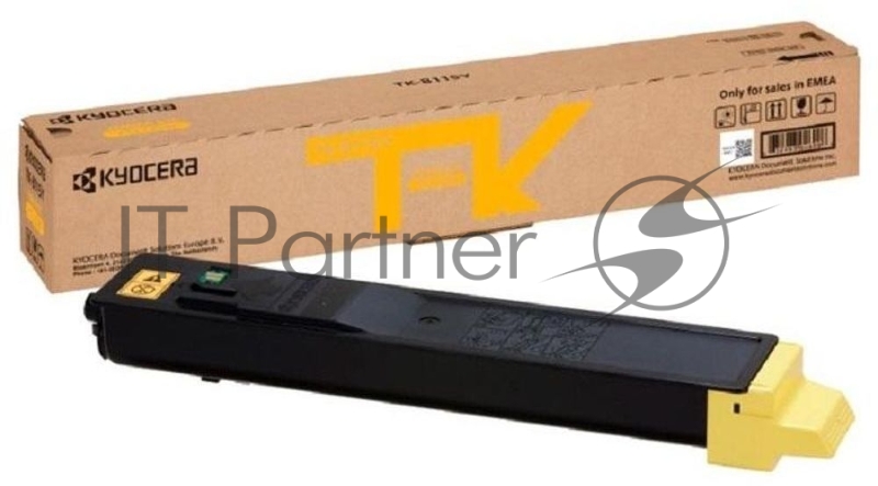 Картридж лазерный Kyocera TK-8115Y (1T02P3ANL0) желтый для M8124cidn/M8130cidn 6000 стр.