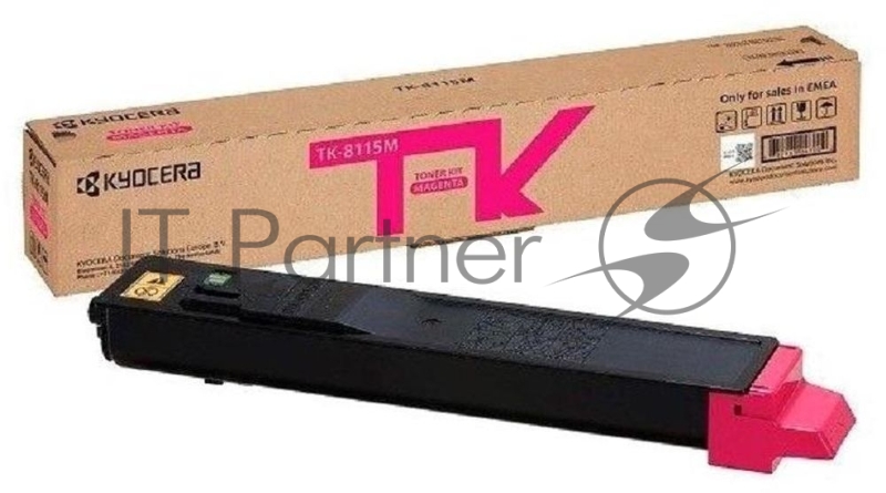 Картридж лазерный Kyocera TK-8115M (1T02P3BNL0) пурпурный для M8124cidn/M8130cidn 6000 стр.
