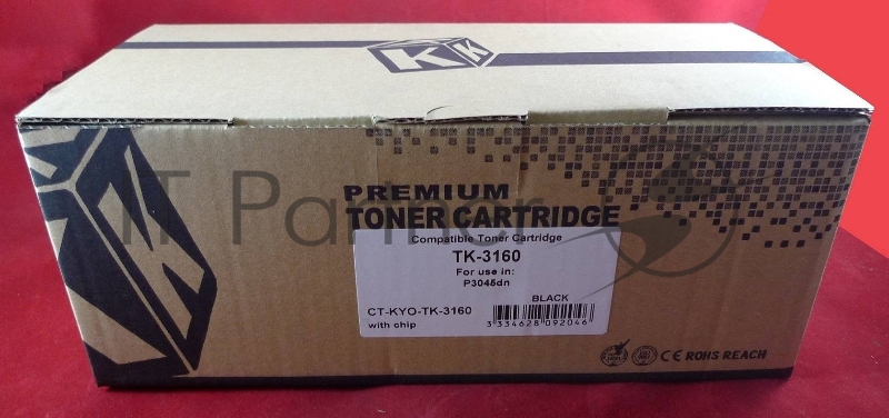 Картридж лазерный для Kyocera-Mita P3045/P3050/P3055/P3060 TK-3160 12.5K (С ЧИПОМ) JPN