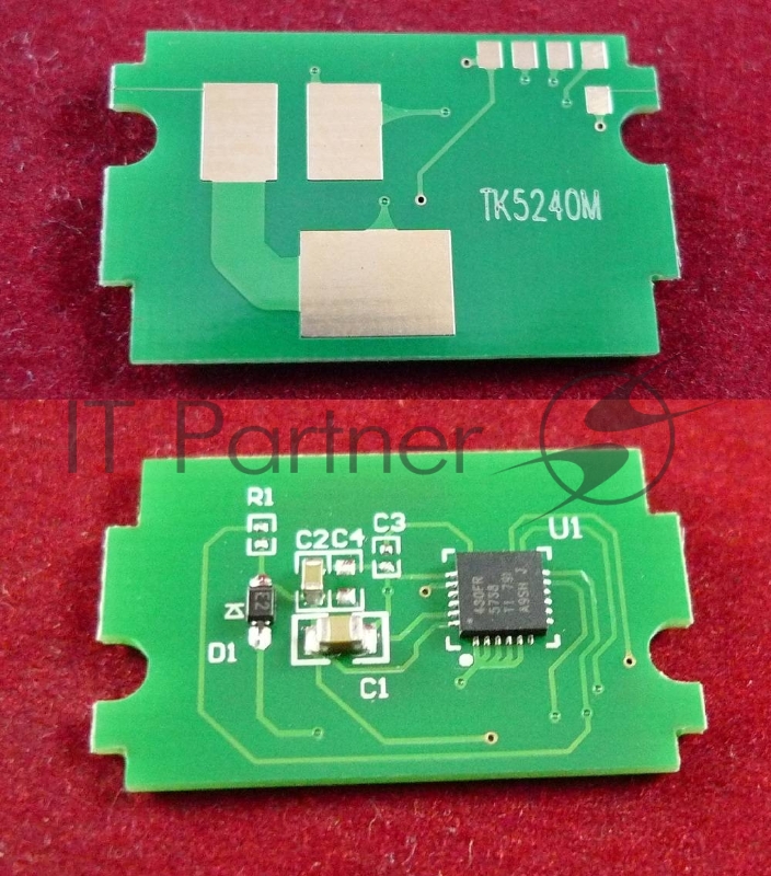 Чип для Kyocera Ecosys P5026cdn/M5526cdn (TK5240M) Magenta 3K (ELP, Китай)