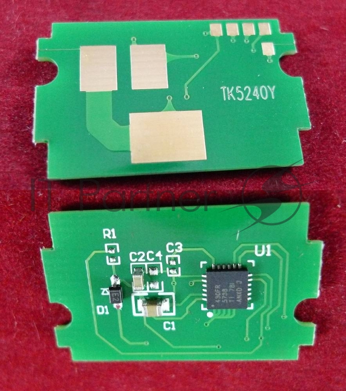 Чип для Kyocera Ecosys P5026cdn/M5526cdn(TK5240Y) Yellow 3K (ELP, Китай)