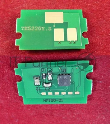 Чип для Kyocera Ecosys P5021cdn/M5521cdn (TK5220Y) Yellow 1.2K (ELP, Китай)