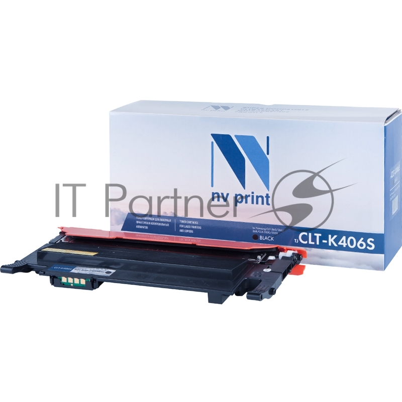 Картридж лазерный NVPrint совместимый Samsung CLT-K406S Black для CLP-360/365/368/CLX-3300/3305 (1500k)