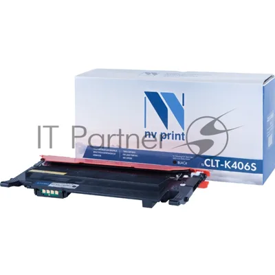 Картридж лазерный NVPrint совместимый Samsung CLT-K406S Black для CLP-360/365/368/CLX-3300/3305 (1500k)
