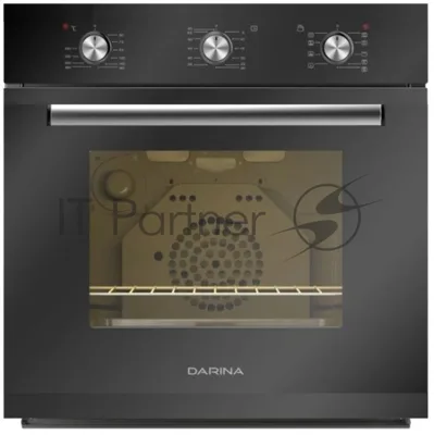 Духовой шкаф электрический Darina 1V5 BDE 112 707 B черный, встраиваемый
