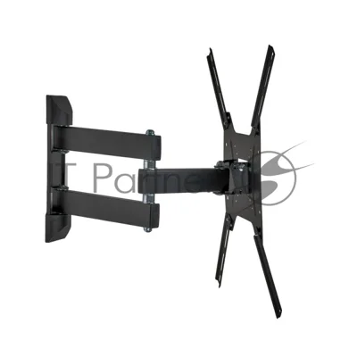 Кронштейн Kromax Optima-404 черный 15"-55" настенный от стены 66.5-444мм наклон +5°/-12° VESA 400х40