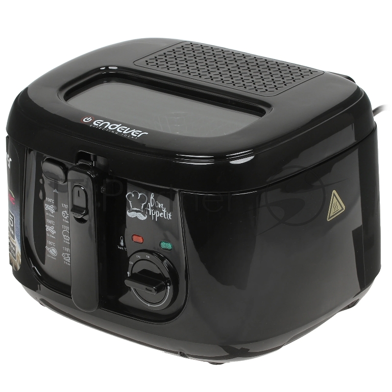Фритюрница Endever Skyline FR-110 чёрный, 1800 Вт, 2.5 л, антипригарное покрытие