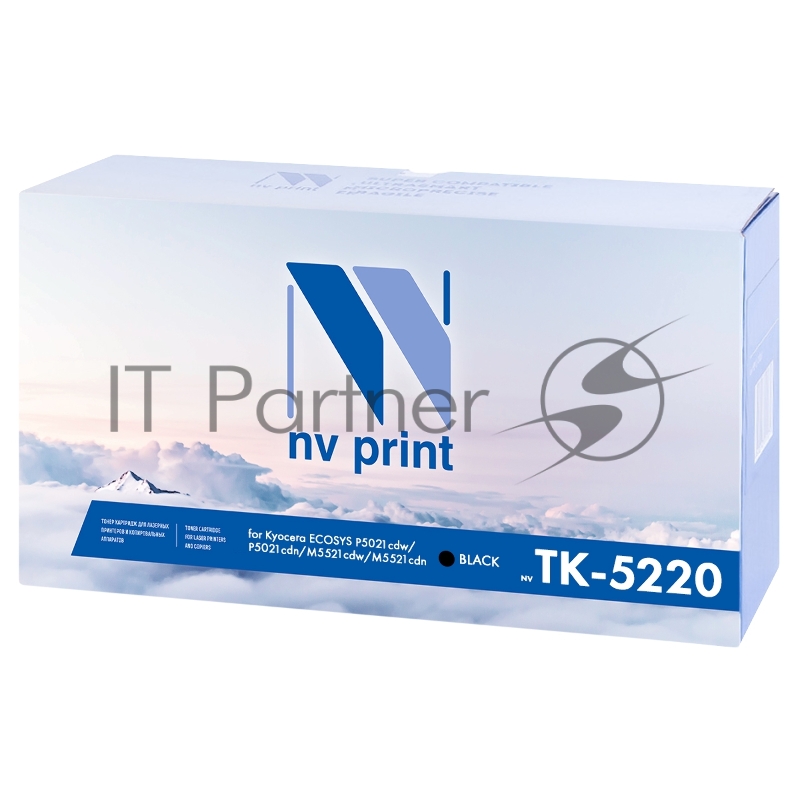 Картридж NVPrint совместимый Kyocera TK-5220 черный для ECOSYS P5021cdw/P5021cdn/M5521cdw/M5521cdn (1200k)