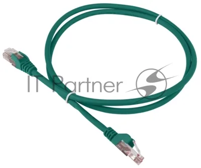 Патч-корд Lanmaster LSZH UTP кат.6, 1.0 м, зеленый