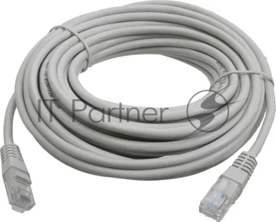 Патч-корд LANMASTER LSZH UTP cat.5e, 5.0 м, серый