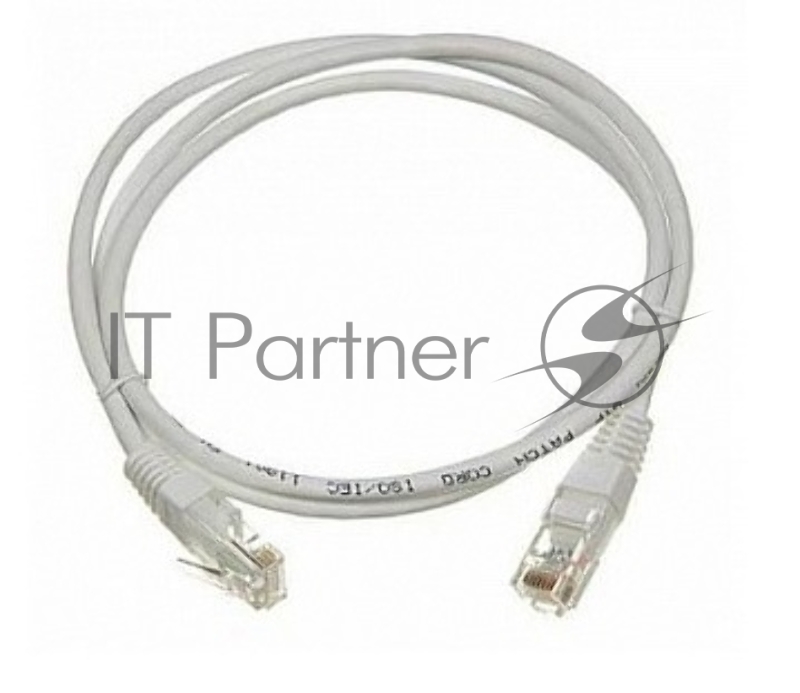 Патч-корд LANMASTER LSZH UTP cat.5e, 0.5 м, серый