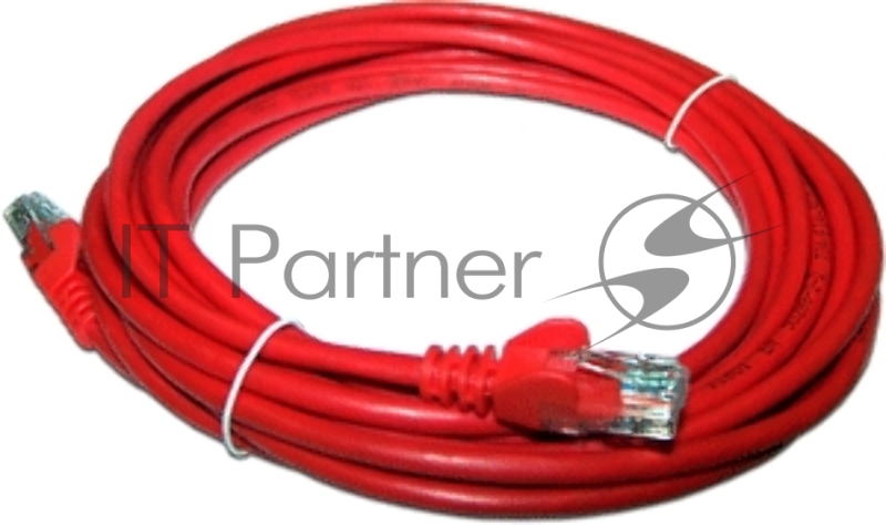 Патч-корд Lanmaster LSZH UTP кат.5e, 0.5 м, красный