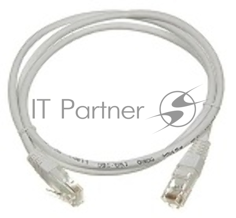 Патч-корд TWT UTP кат.5e, с заливными колпачками, 5.0 м, белый