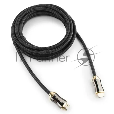 Кабель Cablexpert HDMI, серия Platinum, 4,5 м, v2.0, M/M, позол.разъемы, металлический корпус, нейлоновая оплетка, блистер