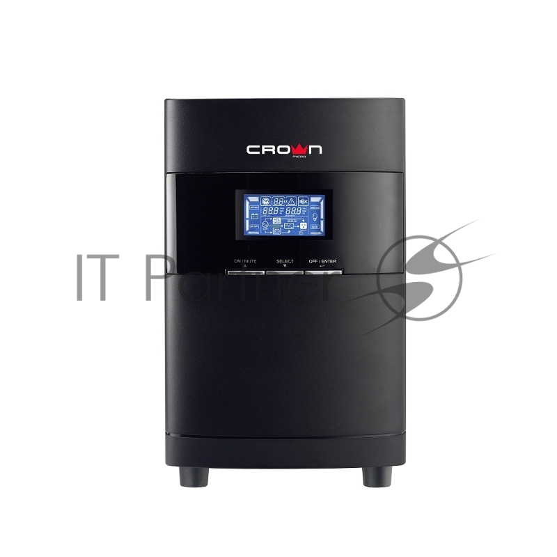 Источник бесперебойного питания Crown CMUOA-350-1K EURO/1000 ВА/900 Вт/2xCEE 7/3 (Schuko) (евророзетка)