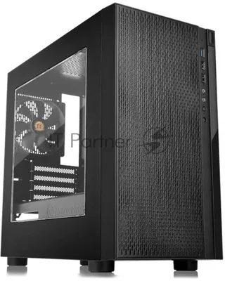 Компьютерный корпус Thermaltake Versa H18 Window черный без БП mATX 2xUSB 2.0 1xUSB 3.0 audio bott PSU