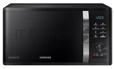 Микроволновая печь Samsung MG23K3575AK черный, 23 л, 800 Вт, переключатели - кнопки, поворотный механизм