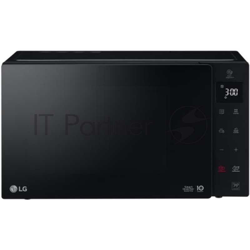 Микроволновая печь LG MW25R35GIS черный, 25 л, 1000 Вт, переключатели - сенсор