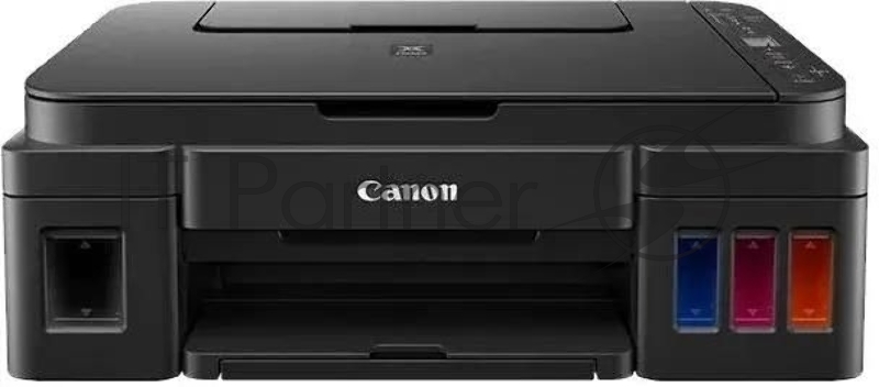 МФУ струйное Canon PIXMA G3410 (2315C009), A4, цветное, печ. 8.8 стр/мин (ч/б) 5 стр/мин (цвет), скан. до 19 стр/мин., 4800x1200 dpi (принтер) 1200х600 dpi (сканер), USB, Wi-Fi