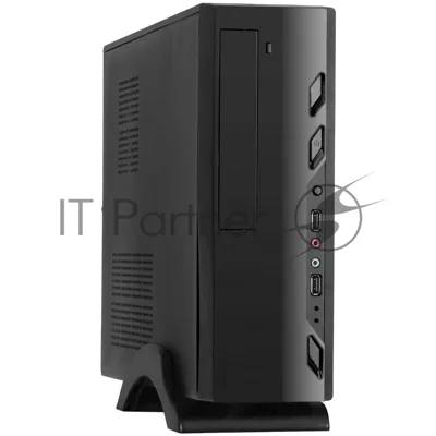 Компьютерный корпус ExeGate EX268696RUS Компьютерный корпус MiniITX ExeGate MI-208 Black, miniITX/mATX, M450, 80мм, 2хUSB, Audio