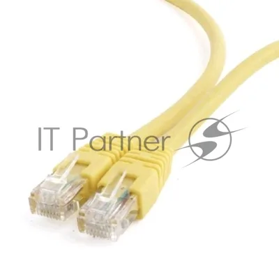 Патч-корд UTP Cablexpert cat.6, 0.5м, литой, многожильный, желтый