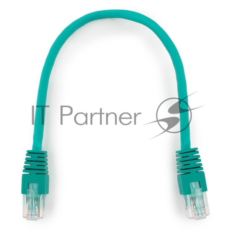 Патч-корд UTP Cablexpertcat.6, 0.25м, литой, многожильный, зеленый
