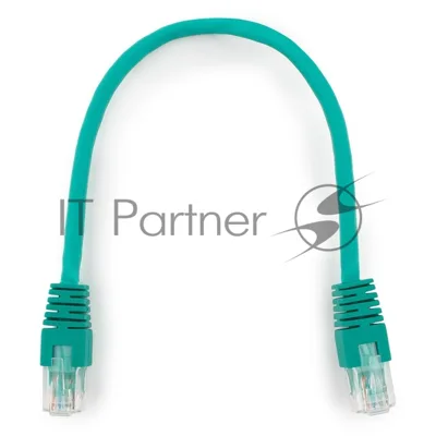 Патч-корд UTP Cablexpertcat.6, 0.25м, литой, многожильный, зеленый