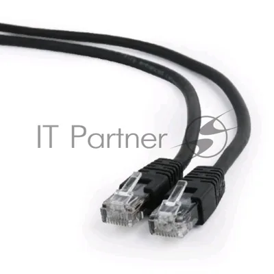 Патч-корд UTP Cablexpert cat.6, 0.5м, литой, многожильный, черный