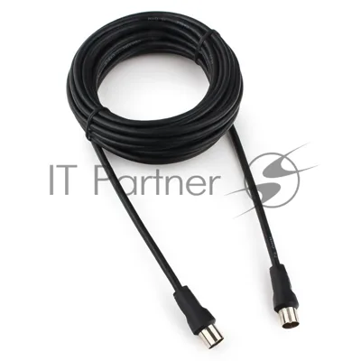 Кабель телевизионный Cablexpert, CCV-515-5M, Coaxial M/F, 5м