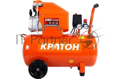 Компрессор КРАТОН AC-280-40-D Dпрямой 220В 2000Вт 280л/мин ресивер40л 32кг