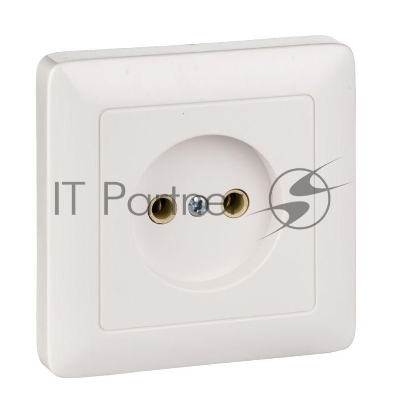 Розетка WESSEN RS10-132-BХИТ белый 1-я б/з 10А скрытый монтаж