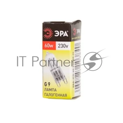Лампа галогенная ЭРА G9-JCD-60-230V-Cl(100/1000/30000)