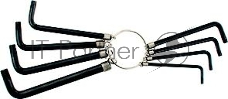 Набор ключей Sparta TORX9шт T10х550 оксидированные на кольце