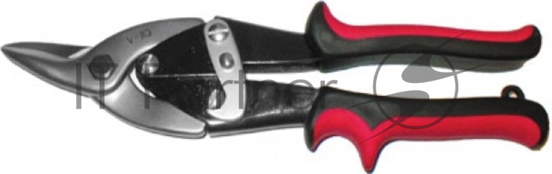 Ножницы по металлу FIT 41570профи crv прорезин.ручки прямые
