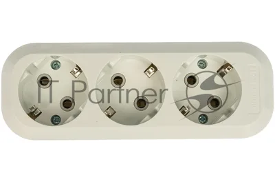 Колодка ТДМ SQ1806-0013  розеточная 3 гнезда 2п+3 16а