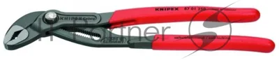 Ключ Knipex 8701250 -"КОБРА"250мм универсальные переставные с пластмас нескользящими чехлами