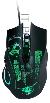 Мышь проводная Qumo Gremlin M37 черный, 3200 dpi, USB, кнопки - 6
