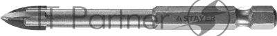Сверло по плитке STAYER PROFI 2985-08_z01 с 4-мя режущими лезвиями d8мм