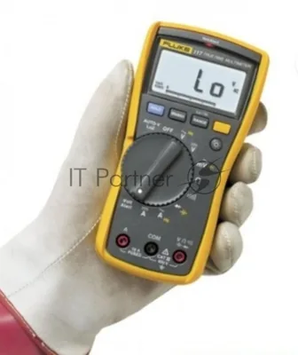 Мультиметр FLUKE 117цифровая 600мА Диод тест черный, желтый 0,55кг