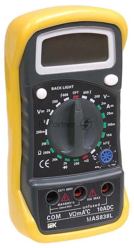 Мультиметр IEK Master MAS838L цифровой
