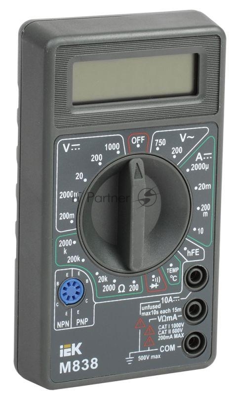 Мультиметр IEK Universal M838цифровой