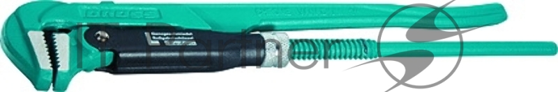 Ключ трубный рычажный Gross 15601 №11'' цельнокованный CrV, тип - ''L''